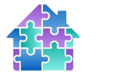 A house made out of jigsaw pieces