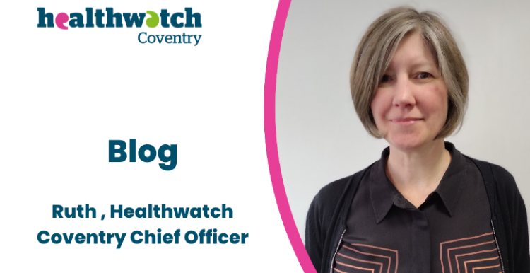 Picture of Ruth Healthwatch Coventry Chief Officer looking at the camera