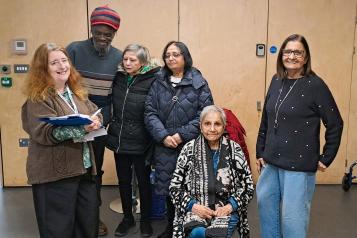 A group picture of people who attended Wellness Junction